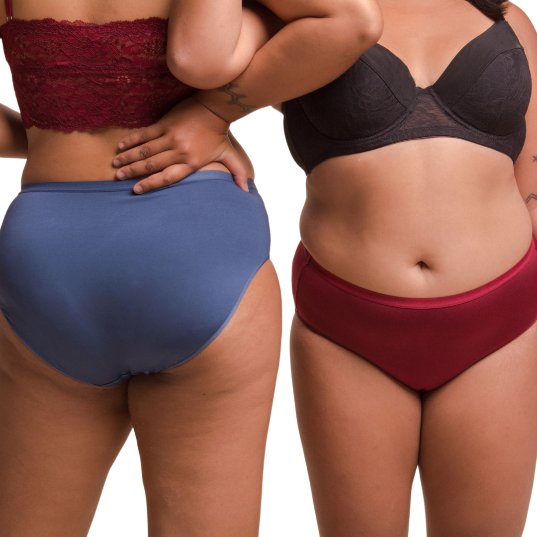 My Favorite Panties Midnight Pack of 6 (Blue & Burgundy) (Plus Size) - I'mPerfect PH