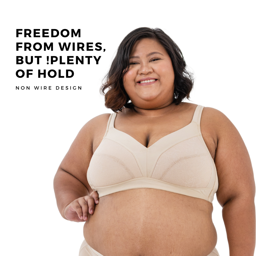 Mona Non-Wire Minimizer Bra (Plus Size) - I'mPerfect PH