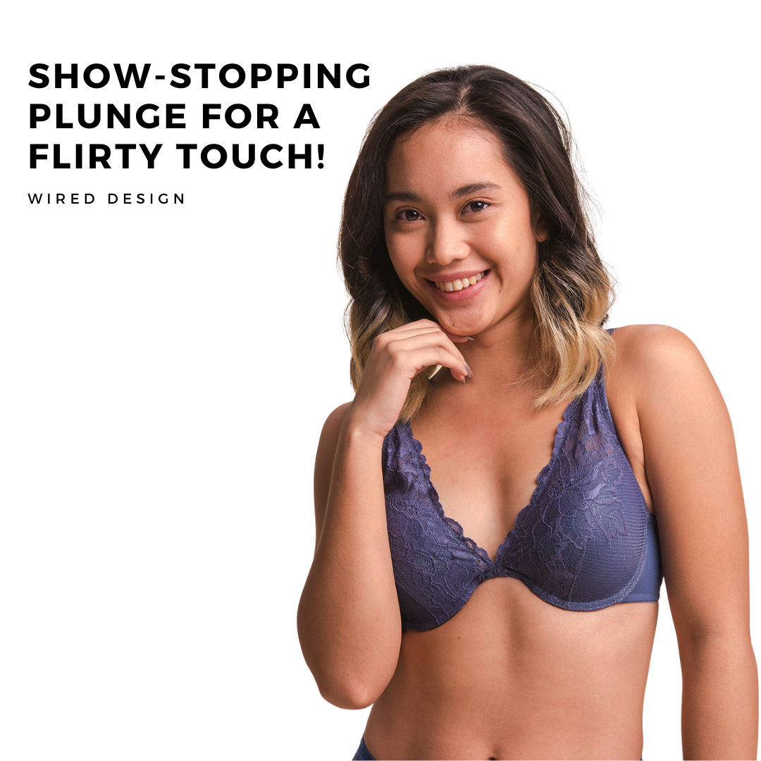 Naomi Lacy V-Shaped Bra - I'mPerfect PH