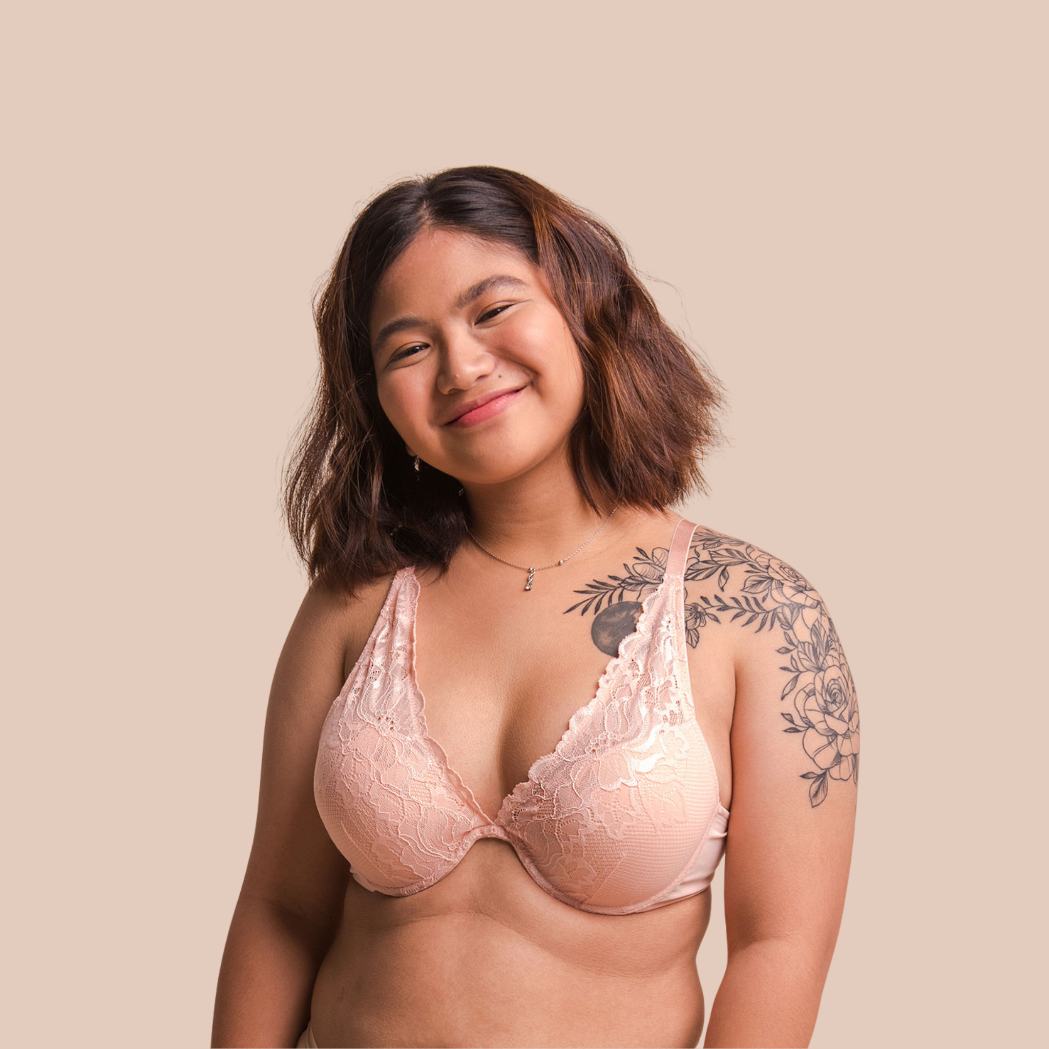 Naomi Lacy V-Shaped Bra - I'mPerfect PH