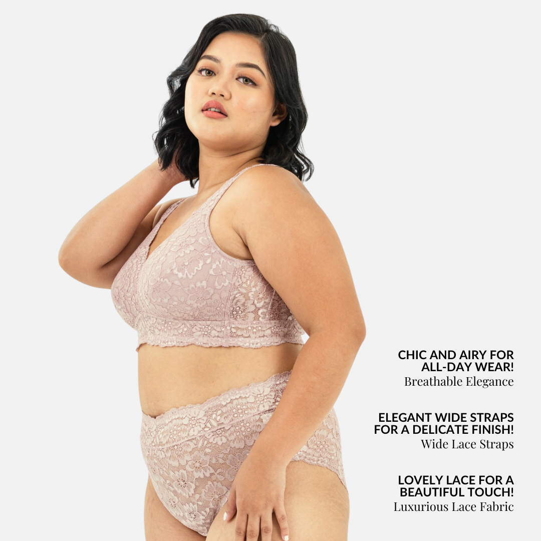 Sienna Bralette and Panty Set (Plus Size) - I'mPerfect PH