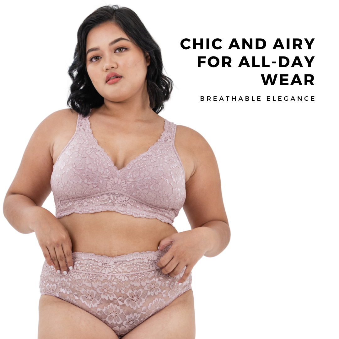 Sienna Bralette and Panty Set (Plus Size) - I'mPerfect PH