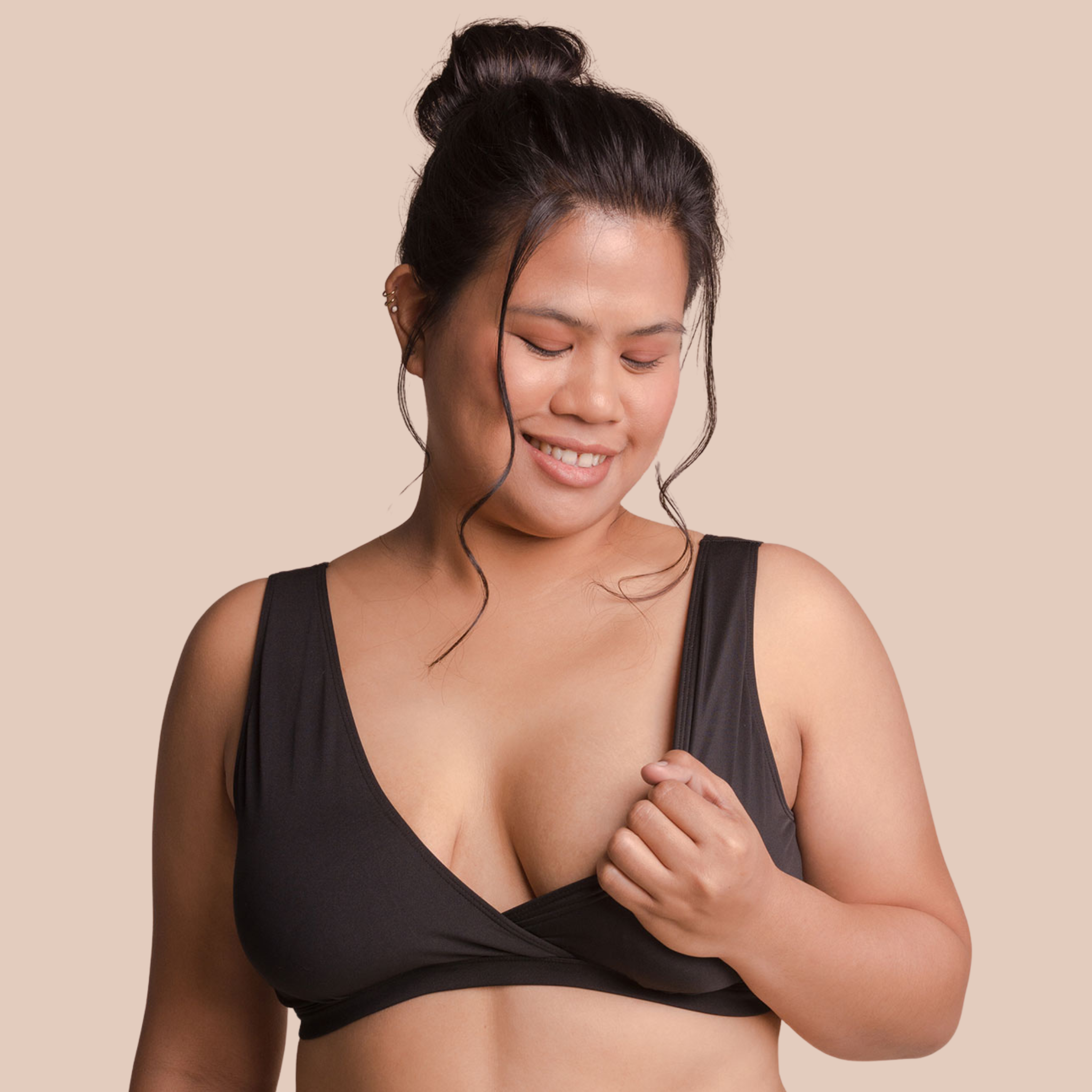 Angelina Nursing Bra - Black or Nude - I'mPerfect PH